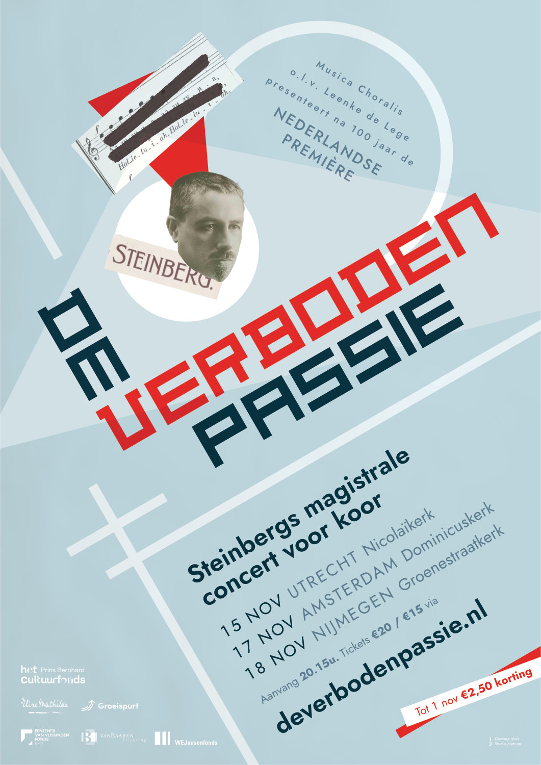 Flyer uitvoering de verboden passie